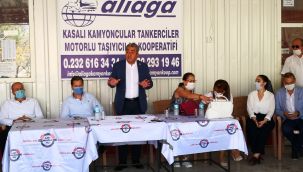 CHP'li Serter kamyoncu esnafını dinledi
