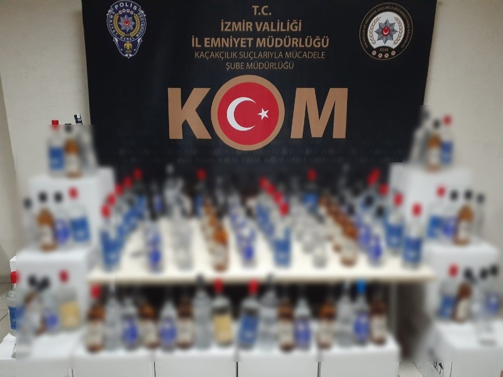 İzmir'de sahte içki operasyonu: 15 tutuklama