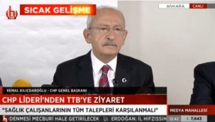 Kılıçdaroğlu'ndan TTB'ye ziyaret: Gerçekler dillendirilmeli ki önlem alınsın