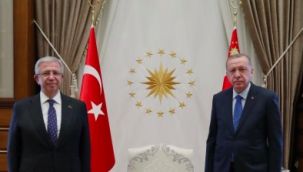 Mansur Yavaş ve Erdoğan görüşmesinden ilk görüntü