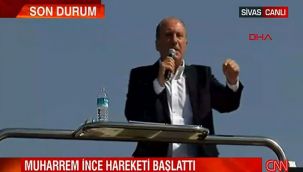 Muharrem İnce 'Memleket Hareketi' için sivas'a hareket etti