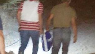 Uyuşturucu taciri ağaç kovuğunda yakalandı