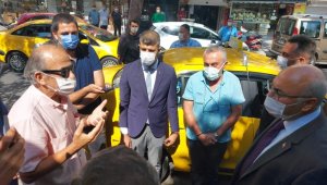 Vali Köşger ile vatandaş arasında maske diyaloğu
