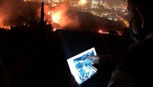 22 saatlik yoğun mücadele sonucu yangın kontrol altına alındı