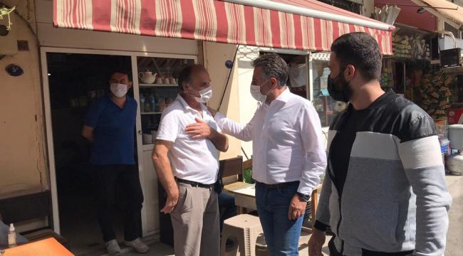 Başkan Sandal'dan esnaf ziyareti