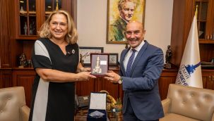 Başkan Soyer'e Kosova İstanbul Başkonsolosu’ndan nezaket ziyareti