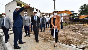 Başkan Soyer Örnekköy'deki kentsel dönüşüm çalışmalarını inceledi