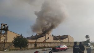 Cezaevi'nde yangın paniği