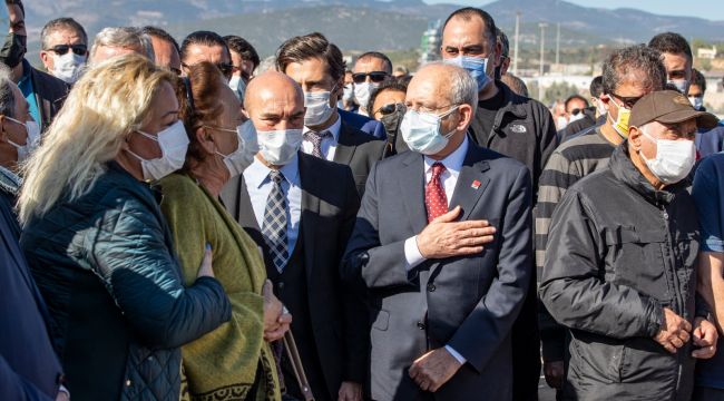 CHP Genel Başkanı Kılıçdaroğlu İzmir’de cenaze törenine katıldı