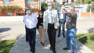 Gaziemir belediye Başkanı Arda ve ekibinden Sarnıç çıkarması