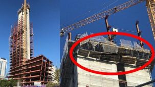İzmir depremine çalışırken yakalanan işçi düşerek can verdi