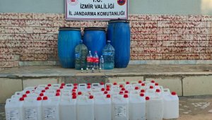 İzmir'de iki ilçede kaçak içki operasyonu