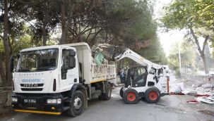 Konak Belediyesi'nden 7/24 molozla mücadele ekibi