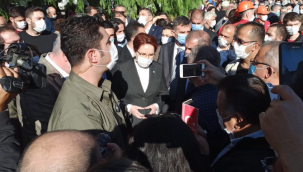 Meral Akşener deprem bölgesinde