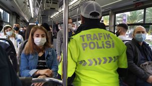 Toplu taşımalarda koronavirüs denetimi