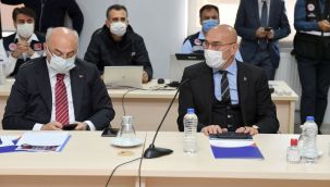 Başkan Soyer AFAD'daki toplantıda konuştu: 'Bu felaketin yaralarını birlikte saracağız'