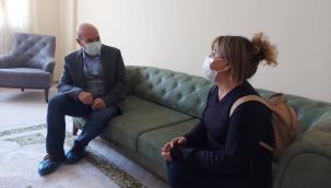 Başkan Soyer'den depremzedelere ziyaret