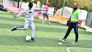 Büyükşehir'den depremzede çocuklar için spor etkinliği