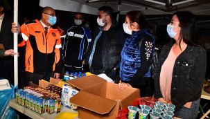 Büyükşehir tüm gücüyle sahada: Çadır alanlarında iyilik noktaları kuruldu