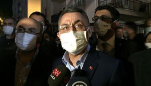 Cumhurbaşkanı Yardımcısı Oktay deprem bölgesini inceledi
