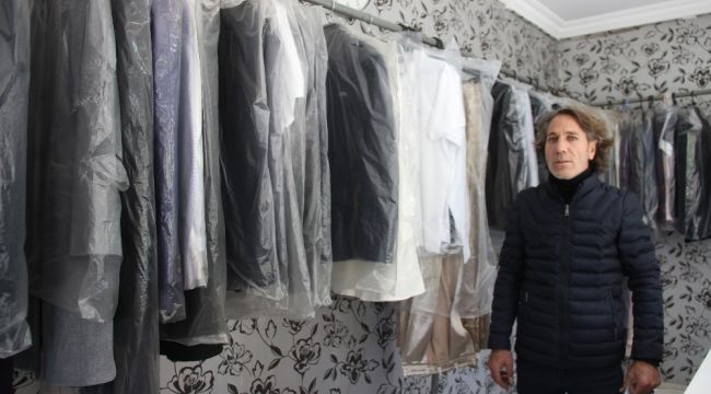 Depremde hayatını kaybedenlerin eşyaları kuru temizlemecide kaldı!