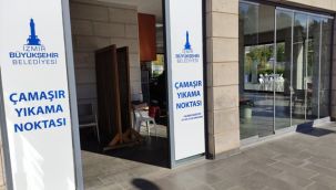 Depremzedeler için 4 noktada çamaşırhane kuruldu