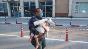 Enkazdan 91 saat sonra kurtarılan minik Ayda taburcu oldu