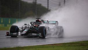 Formula 1 Türkiye Grand Prix'de yağmur arası