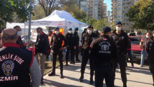 İzmir'de yardım çadırına polis müdahalesi: 7 gözaltı