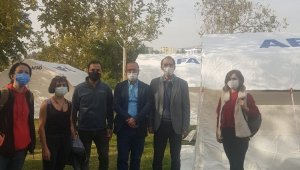 İzmir İl Milli Müdürlüğü tüm birimleriyle deprem sahasında