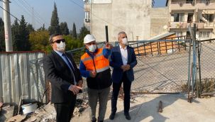 Başkan Batur’dan tesis inşaatlarına denetleme