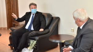 Başkan İduğ'dan Mutlu'ya ziyaret