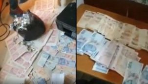 Evde sahte para basarken baskın yediler!