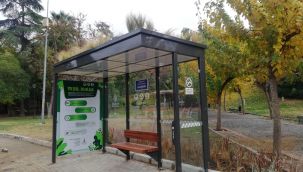 İzmir’in ilk doğa dostu otobüs durağı