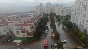 İzmir'de deniz taştı, felaketin boyutu havadan görüntülendi