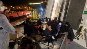 İzmir'de düzensiz göçmen operasyonu: 69 kişi kurtarıldı!