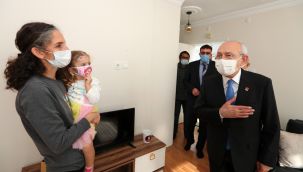 Kılıçdaroğlu depremzedeleri ziyaret etti