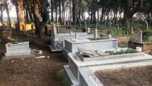 Mezarları tahrip eden şahsın açıklaması pes dedirtti: Moralim bozuktu yaptım!