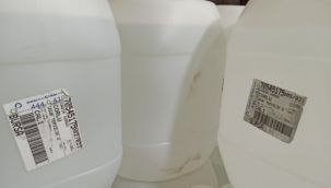 Sahte içki dezenfektan maddesi olarak gönderildi!