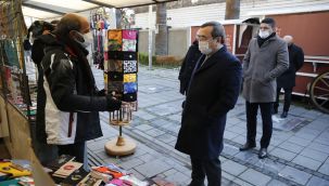 Başkan Batur’dan Sevgi Yolu esnafına destek