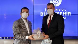 Başkan Duran İmamoğlu'nun misafiri oldu