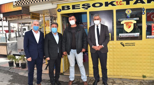 Başkan İduğ'dan esnaf ziyareti