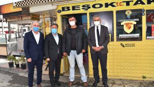 Başkan İduğ'dan esnaf ziyareti