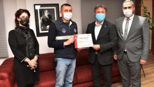 Başkan İduğ’dan Zabıta personeline başarı belgesi