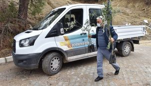 Bornova'da tarıma tam destek: Üreticilere 5 bin fidan