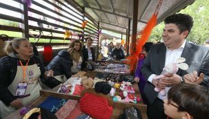 Buca’nın üreten elleri Mevlana’da tezgâh açıyor