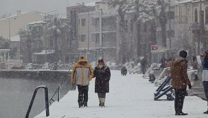 İzmirliler dikkat! Meteoroloji’den sahil bandına kar uyarısı