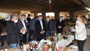 Koronovirüs denetimleri sürüyor: Başkan İduğ'dan yerinde ziyaret
