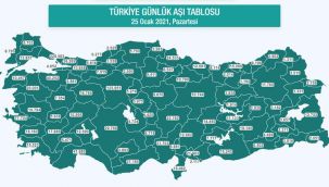 Türkiye'nin aşı haritası erişime açıldı! İşte İzmir'de son durum!