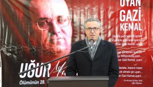 Uğur Mumcu ölümünün 28. yılında Gaziemir'de özlemle anıldı